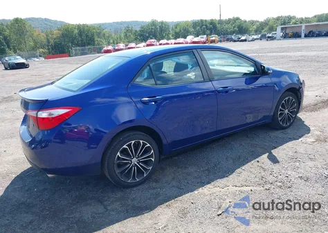 2016 Toyota Corolla S Plus из США, поврежденный, VIN 2T1BURHEXGC719581